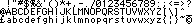 6x8 font bitmap